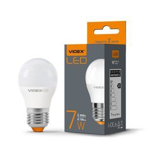 Лампа LED Videx VL-G45e-07273 24960 E27 7 Вт 3000K 700Lm