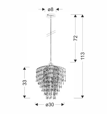 Люстра Candellux 31-05403 SARDI