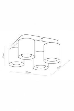 Люстра VICO 4 BK/GO TK-Lighting 6511