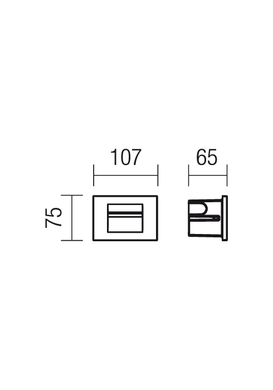 Вуличний настінний світильник Redo 9636 Inner