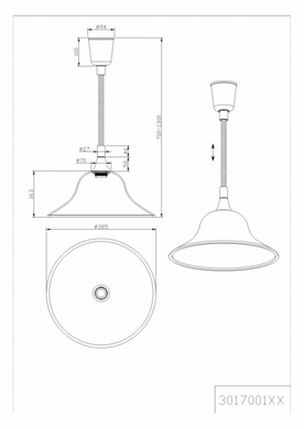 Люстра TRIO VIOLA 301700107