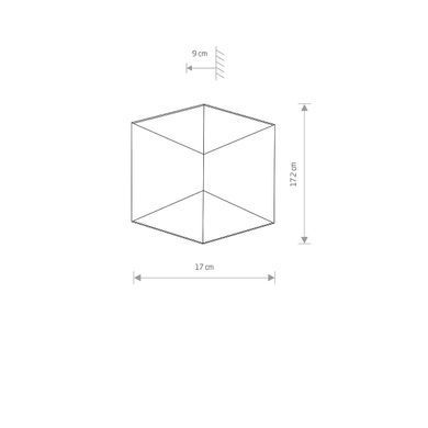 Вуличний світильник Nowodvorski 8141 TRIANGLES LED CN