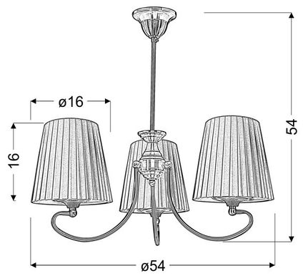 Люстра Candellux 33-33970 MOZART