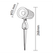 Вуличний світильник HOROZ ELECTRIC 076-117-0007-030 OPTIC-7L