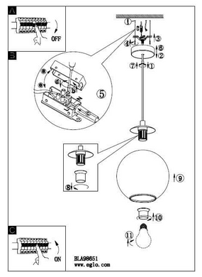 Люстра Eglo ARISCANI 98651