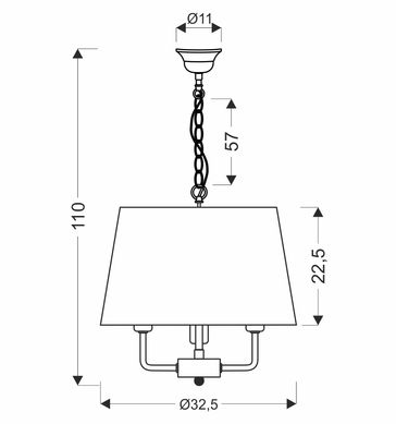 Люстра Candellux 31-01351 Pasteri