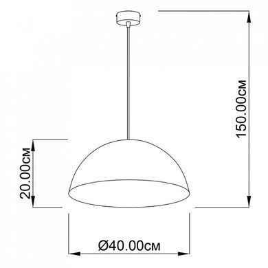 Люстра ALPS D40 BK/WH Imperium Light 07140.05.01