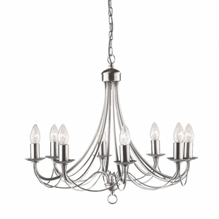 Люстра Searchlight Maypole 6348-8SS