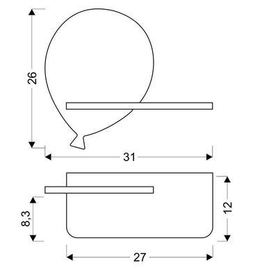 Настенный светильник Candellux 21-85108 BALOON