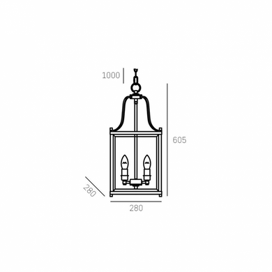 Люстра Cosmo Light New York P04936CH