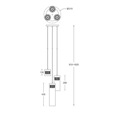 Люстра Zuma Line GEM P0389-03D-F7AC