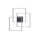 Люстра светодиодная FRAME SQ 59cm BK Ideal Lux 270678
