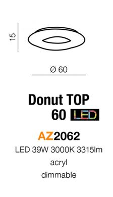 Люстра AZzardo DONUT TOP 60 AZ2062 (MX-8030-600-WH)