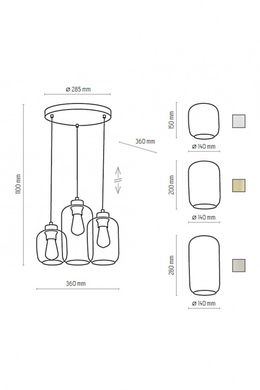 Люстра MARCO BROWN 3-R TK-Lighting 3175