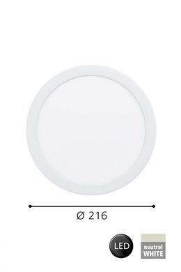Точечный светильник FUEVA 5 d21,6 LED NW WH Eglo 99151