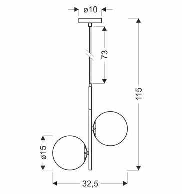 Люстра Candellux 32-01269 Duo