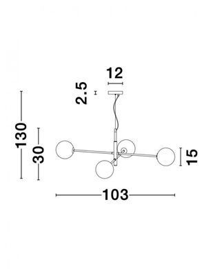 Люстра VITRA Nova Luce 9143304