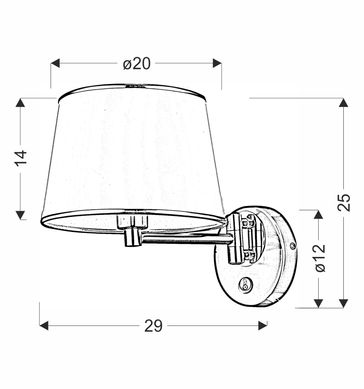 Бра Candellux 21-00883 IBIS