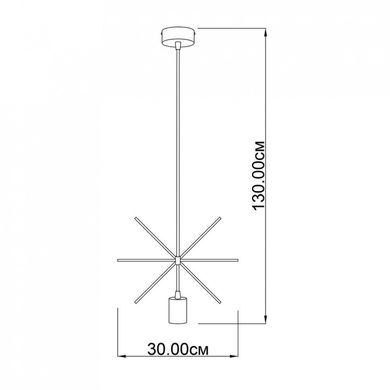 Люстра GEOMETRY STAR BK Imperium Light 93105.05.05