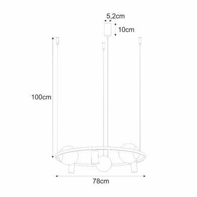 Люстра ORBIT 5006 Zuma Line