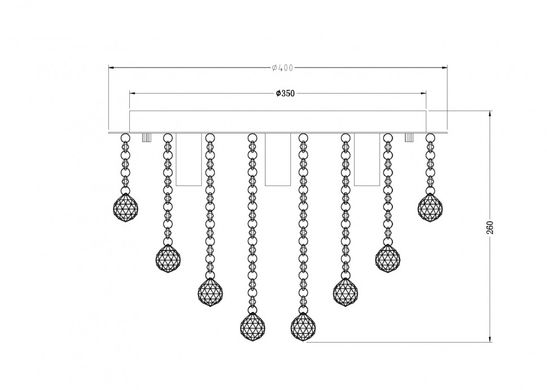 Хрустальная люстра Zuma Line ALEX RLX94874-5