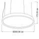 Люстра Synevir D200 3000K Imperium Light 3611200.01.91