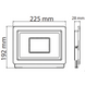 Прожектор світлодіодний HOROZ ELECTRIC 068-010-0100-010 ASLAN-100