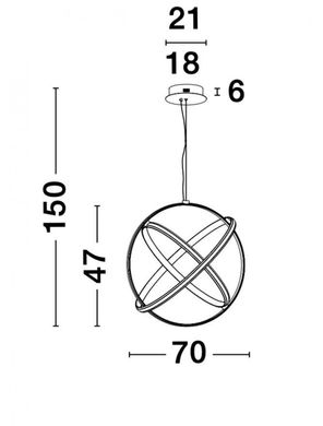 Люстра PERTONE Nova Luce 9365013