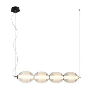 Люстра Italux PND-45372-4-WH-CL Rinot