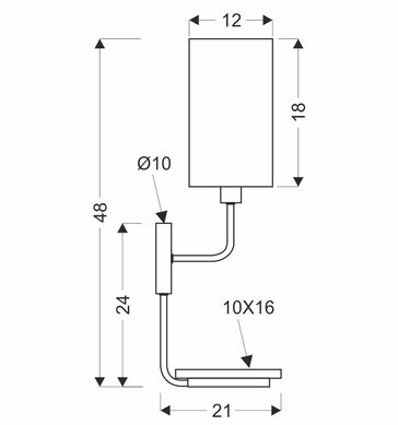 Бра Candellux 21-76854 Keto