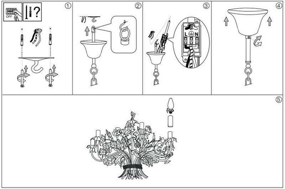 Люстра Ideal Lux Camilla 168081