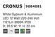 Настінний світильник CRONUS Nova Luce 9084081