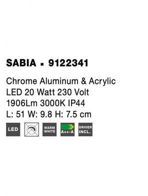 Подсветка для ванной SABIA Nova Luce 9122341