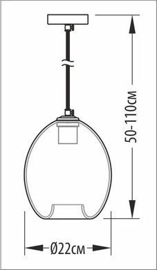 Люстра Pikart Colorglass 2059-4