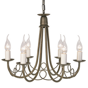 Люстра ELSTEAD MN6 BLK/GOLD