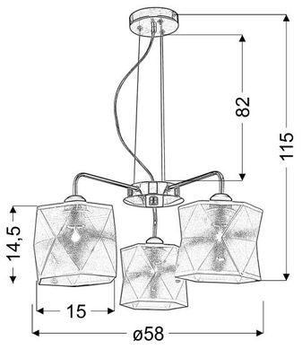 Люстра Candellux 33-58720 NOSJA