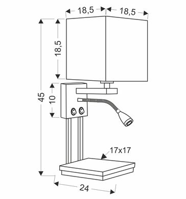 Бра Candellux 21-76885 Theo