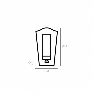 Настінний світильник Cosmo Light DUBLIN W01162BZ