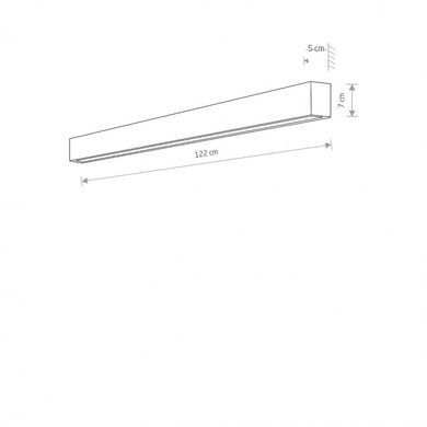 Настенный светильник Nowodvorski 7595 STRAIGHT WALL LED BLACK L