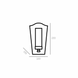 Настінний світильник Cosmo Light DUBLIN W01162BZ