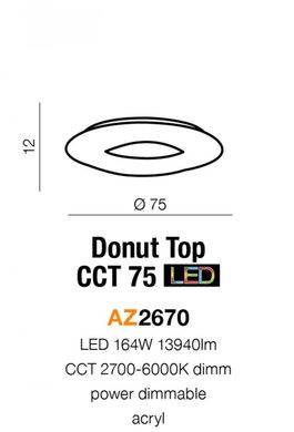 Люстра AZzardo DONUT TOP CCT 75 AZ2670