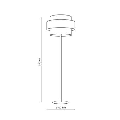 Торшер TK LIGHTING 6452 TRIO