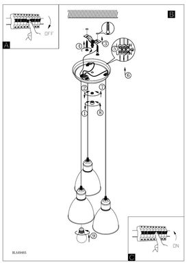 Люстра Eglo PRIDDY 49493