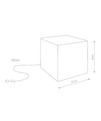 Вуличний декоративний світильник Nowodvorski CUMULUS CUBE L 8965