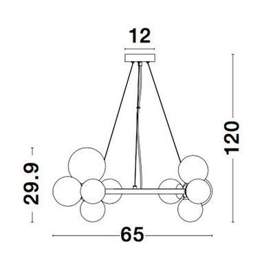 Люстра ODILLIA Nova Luce 9009249
