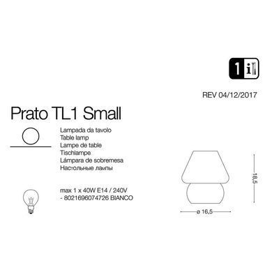 Настольная лампа Ideal Lux PRATO 074726