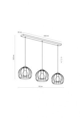 Люстра UNIVERSO 3 BK TK-Lighting 4483