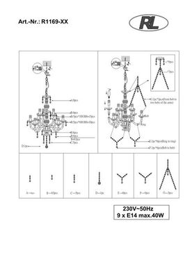 Люстра Trio Reality R1169-00 Luster