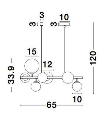 Люстра ODILLIA Nova Luce 9009250