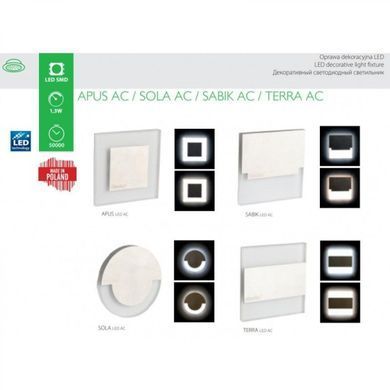 Світильник сходинковий SABIK LED AC-WW KANLUX 23802